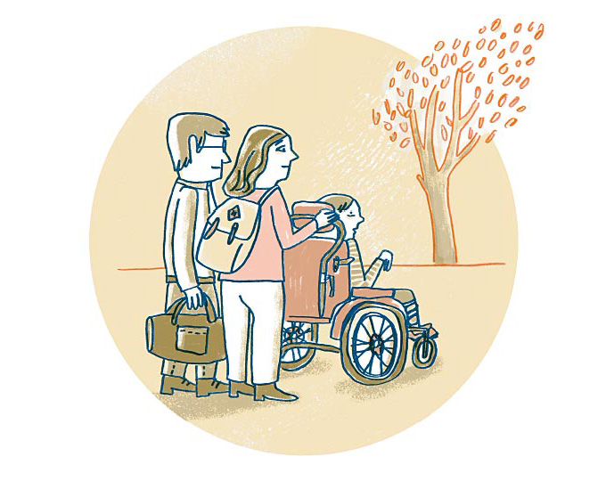 Es gibt mehr Wege der Versorgung als nur die Alternative zwischen „zu Hause“ oder „stationär“. Sie entscheiden, welcher Weg für Sie und Ihr Kind gut ist.